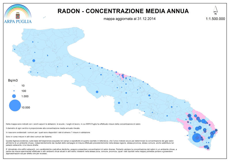 radon puglia